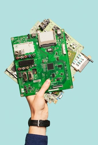 Electronics-recycling